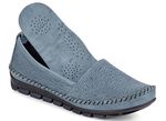 Gemini Mokassin-Slipper mit toller Pr&auml;gung JEANSBLEU