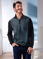 Troyer von &bdquo;Milano Italy&ldquo; DUNKELBLAU MELIERT-MARINE