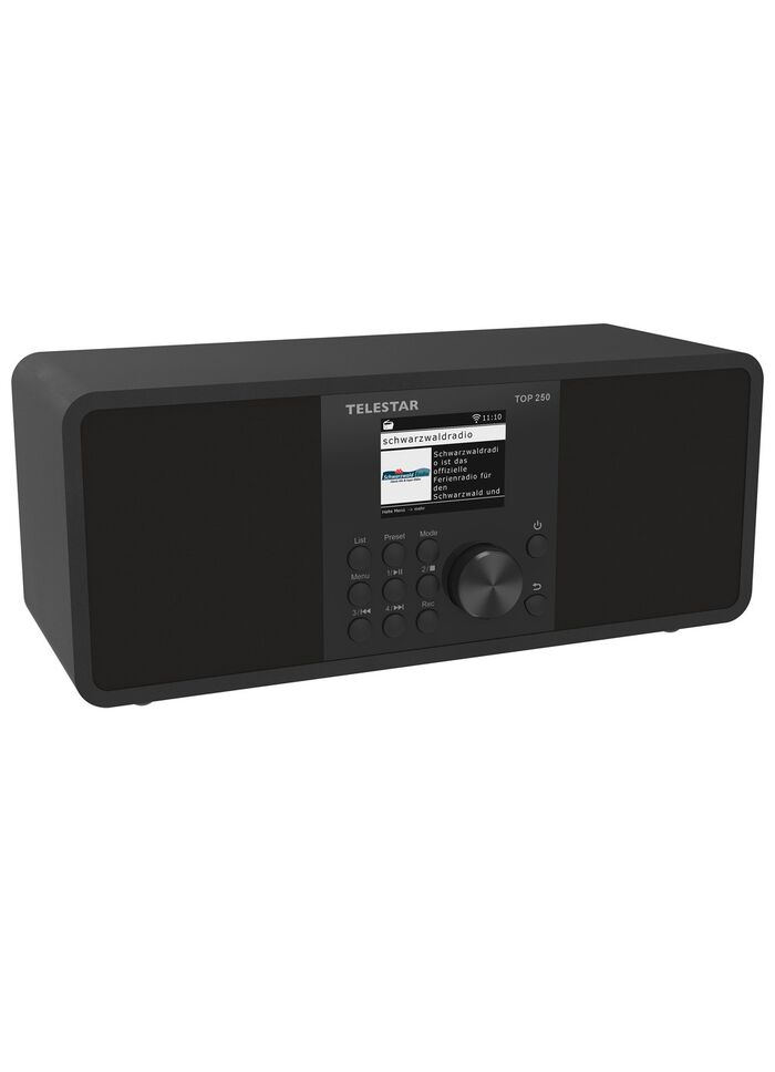 Internetradio mit DAB+ SCHWARZ