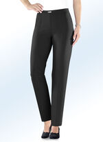 Hose mit r&uuml;ckw&auml;rtigem Dehnbundeinsatz SCHWARZ