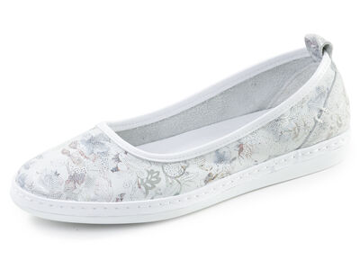 Andrea Conti, schicke Damen-Ballerinas, Weite G, mit herausnehmbarem Fu&szlig;bett 