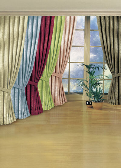 Übergardinen-Garnitur mit Universalschienenband 