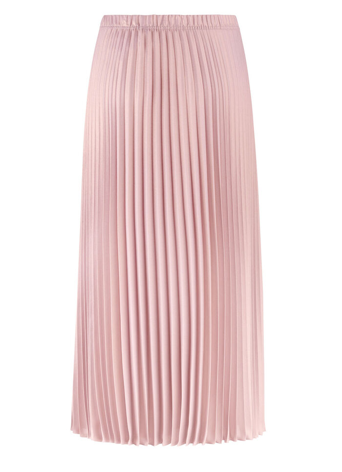 Dezent schimmernder Plisseerock  