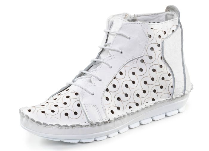 Gemini Bootie mit Knitter-Struktur 