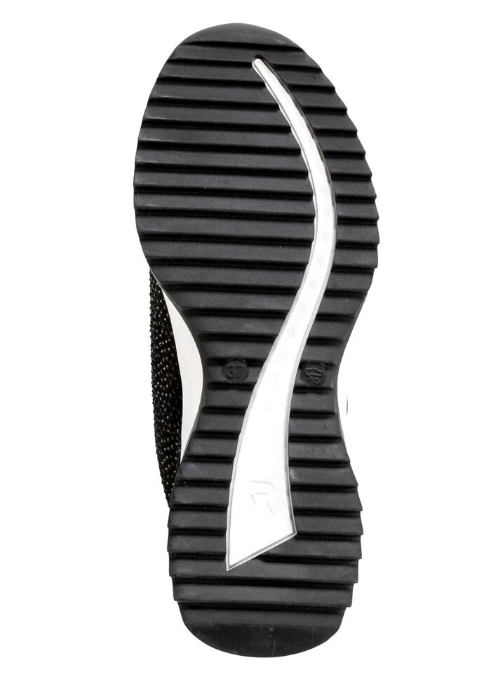 Rieker Sneaker mit Glitzersteinchen SCHWARZ