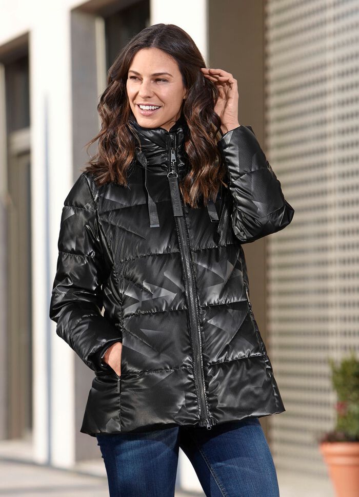 Funktionsjacke mit reflektierendem Print 