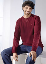 Sweatshirt in 3 Farben BORDEAUX