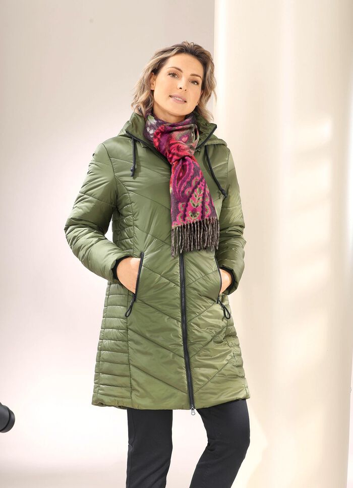 Kurzmantel mit 2-Wege-Rei&szlig;verschluss 