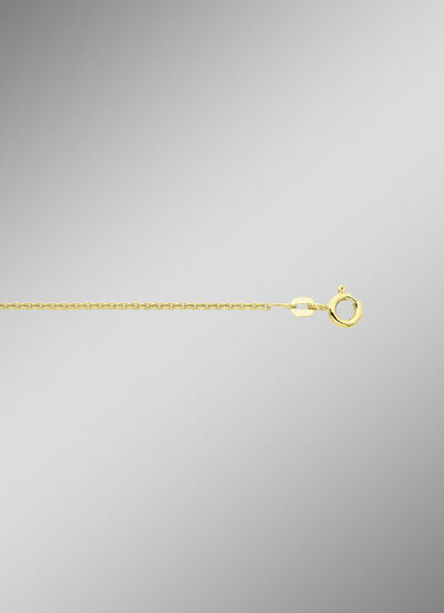 Herrlich verspielte, vergoldete Rundankerkette aus Silber 925/- fein 