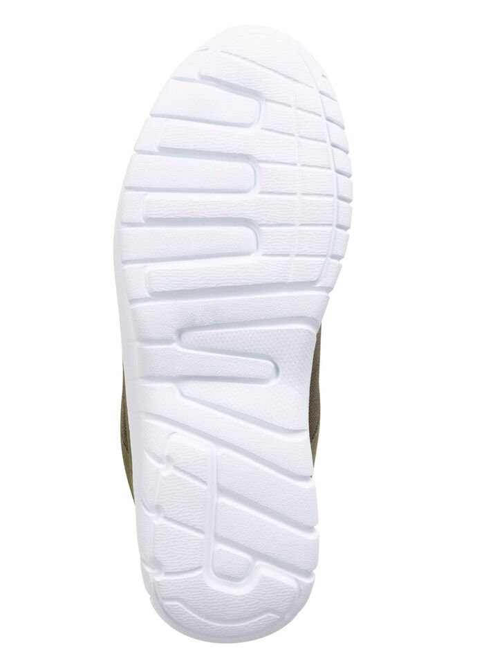 Schn&uuml;r-Sneaker aus Synthetik und weichem Textilmaterial 