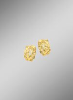 Geflochtene Creolen mit Scharnierschlie&szlig;e 