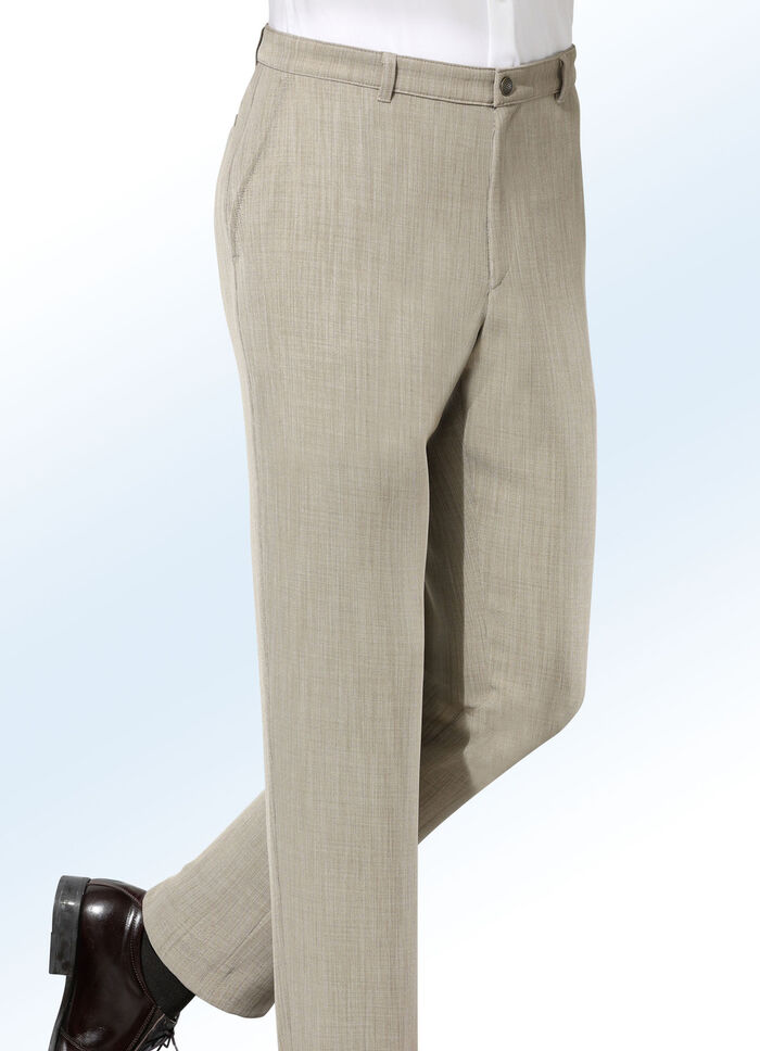 "Klaus-Modelle"-Hose in 3 Farben SAND MELIERT