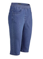 Bermudas mit Jersey-Bund JEANSBLAU