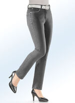 Komfortjeans in 5-Pocket-Form MITTELGRAU