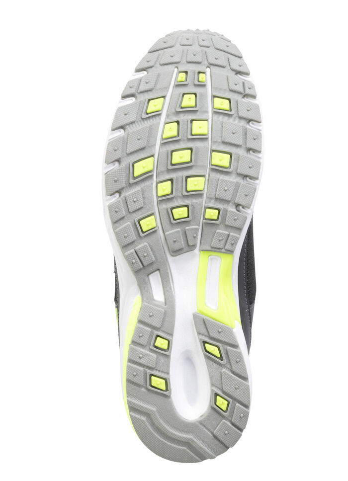 Schnür-Sneaker aus effektvoll bedrucktem Synthetik SCHWARZ-GRÜN