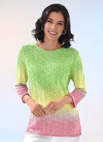 Pullover mit Melange-Effekten 
