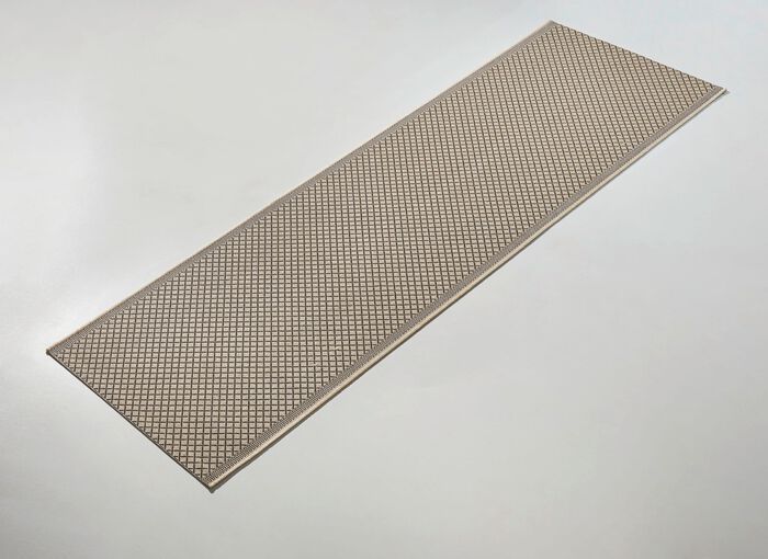 Flache L&auml;ufer in Sisaloptik nach Wunschma&szlig; CREME