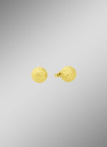 Facettierte Ohrstecker aus Gold 