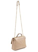 Laurina Tasche mit Kippschloss in extravaganter Libellenform BEIGE