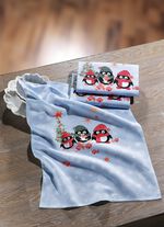 Geschirrt&uuml;cher mit Pinguine, 3er-Set 