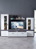 Schicke Wohnwand mit LED-Beleuchtung 
