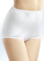 Susa Miederhose mit Verst&auml;rkung rundum WEISS