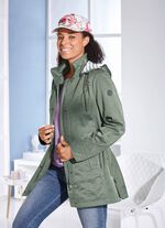 Jacke mit Schub- und Rei&szlig;verschlusstaschen 