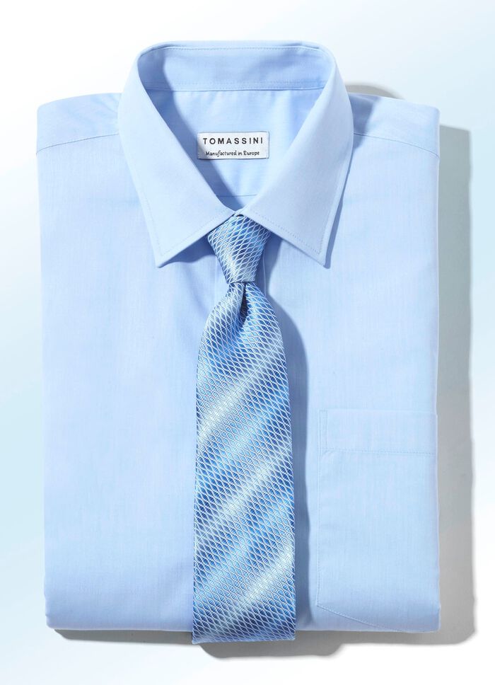 Hemd mit Kentkragen in 5 Farben und 2 Ausf&uuml;hrungen BLEU