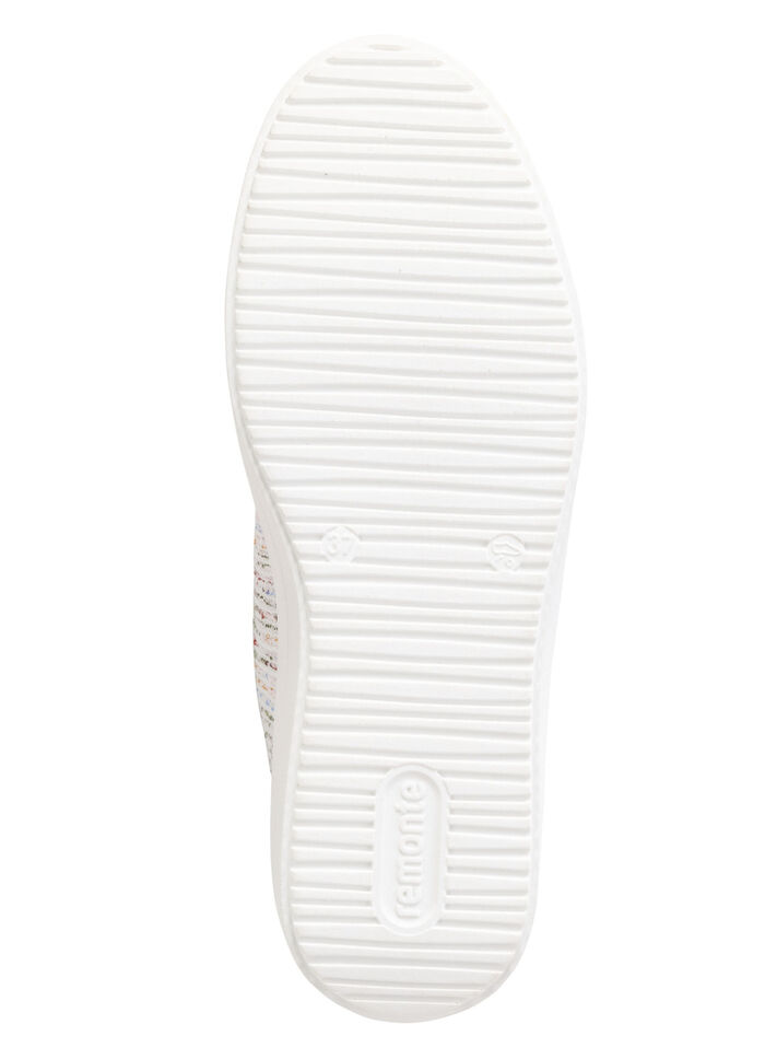 Remonte Sneaker aus effektvoll strukturiertem Textilmaterial WEISS-MULTICOLOR