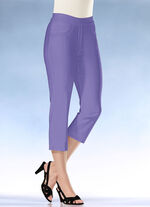 Soft-Stretch-Caprihose in 11 Farben LAVENDEL