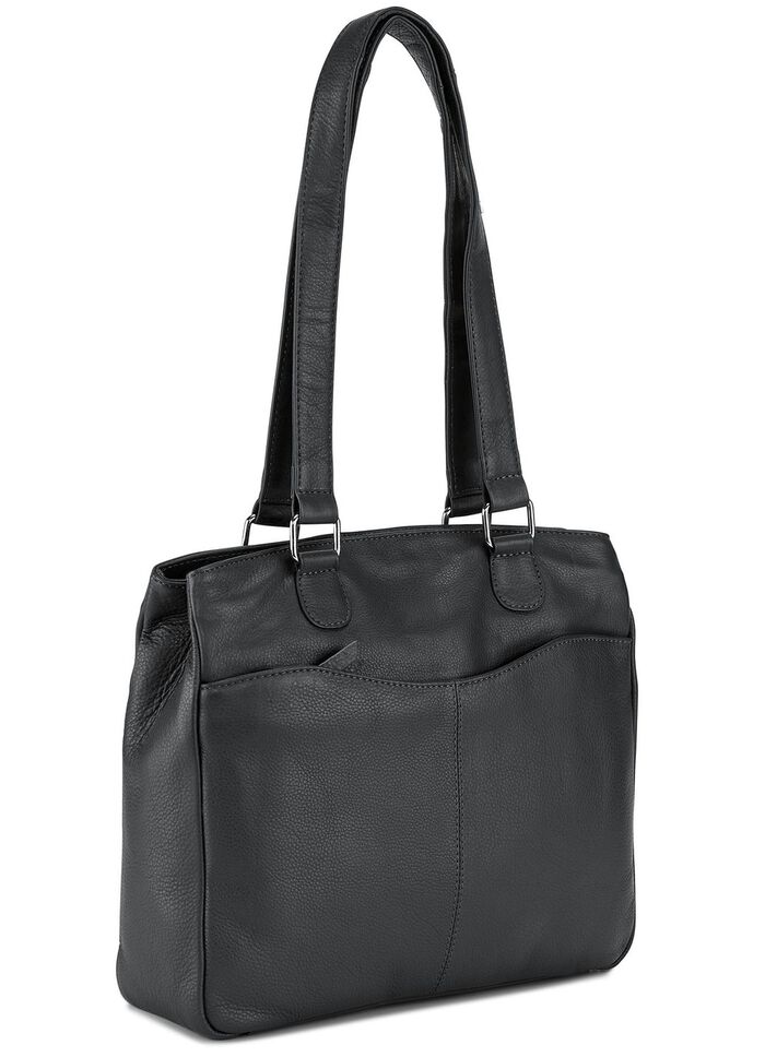 Laurina, Tasche, Damen, aus Leder SCHWARZ