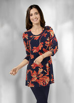 Longshirt in leicht ausgestellter Form 