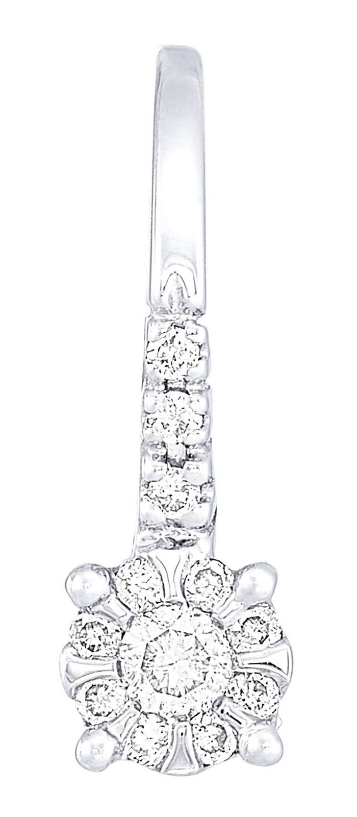 Exquisite Ohrringe mit 24 Brillanten 