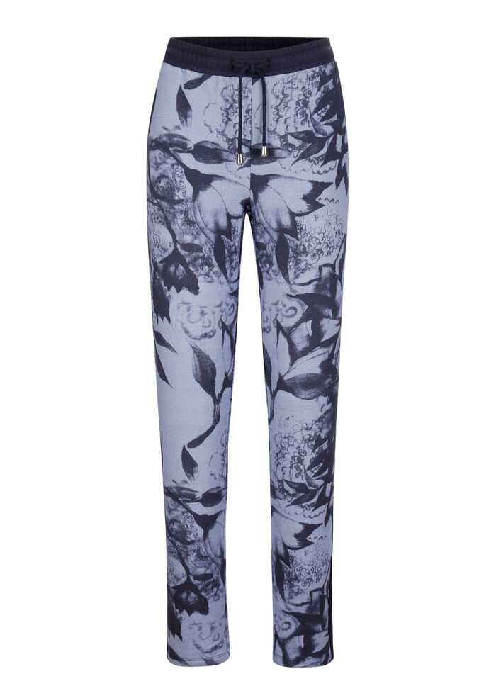 Hose mit seitlichem Galon-Streifen 