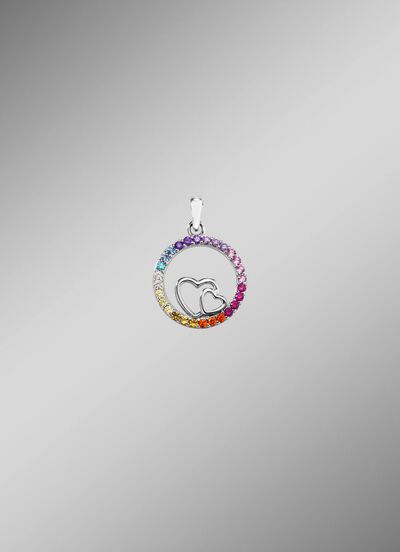 Anh&auml;nger aus Silber mit Zirkonia 