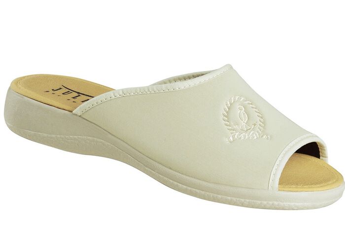 Bequeme und trendige Stretch-Pantolette BEIGE