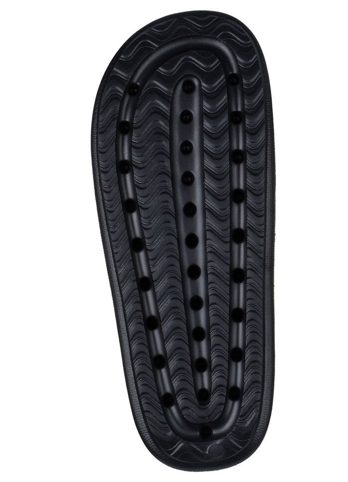 SKECHERS Pantolette aus Synthetik SCHWARZ