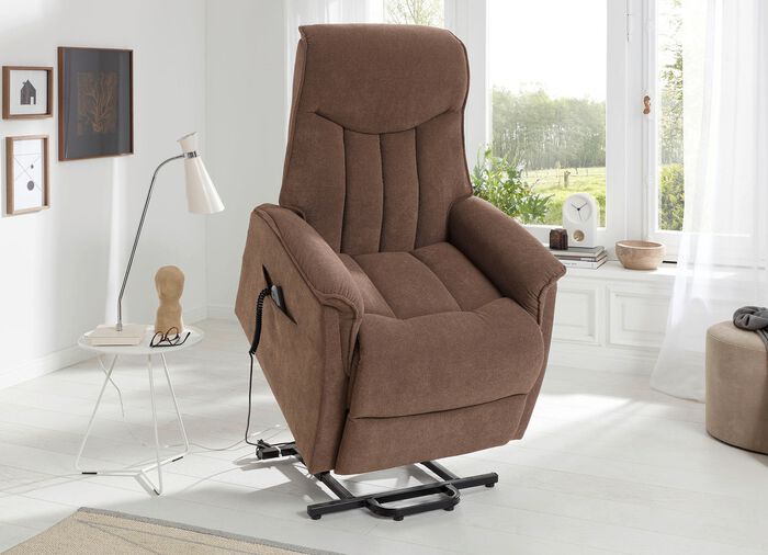 TV-Sessel mit Motor und Aufstehhilfe CAPPUCCINO
