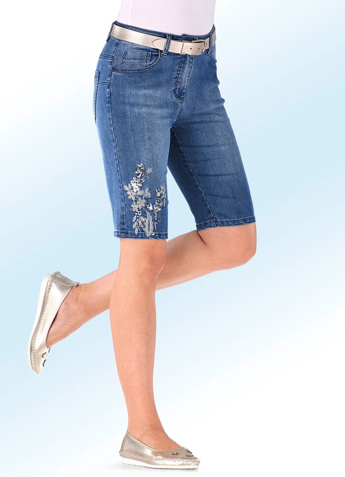 Jeans-Bermudas 