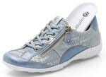 Remonte Sneaker mit bedruckten Bes&auml;tzen HELLBLAU-SILBER