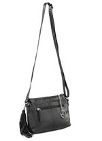 Laurina, Tasche, Damen, mit verstellbarem Umh&auml;ngeriemen SCHWARZ