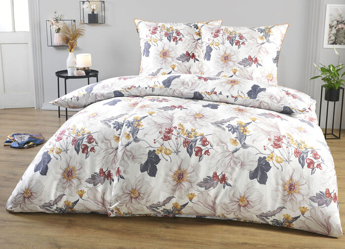 Digitalbedruckte Bettwäsche-Garnitur von Irisette CREME
