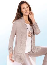 Strickjacke in weicher Qualit&auml;t mit Glitzereffekt 