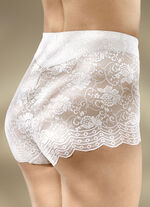 Dreierpack Pants aus Elastikspitze 2X SCHWARZ, 1X WEISS