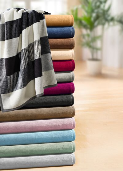 Kuschelig-weiche Schlafdecke Cotton Home 