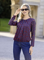 Tunika mit charmanter Faltenlegung 