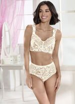 Miss Mary Slip mit farbharmonischem Floraldessin SEKT-BUNT