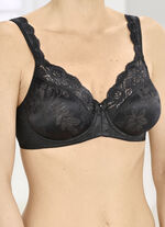 Triumph-Stellina B&uuml;gel-BH mit Jacquardmuster SCHWARZ