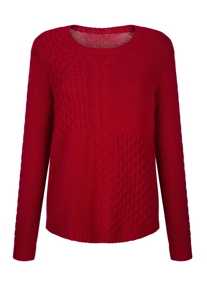 Pullover mit Schurwolle und Kaschmir 