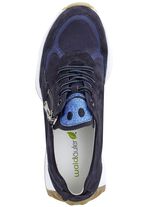 Waldl&auml;ufer Sneaker mit frecher Glitzer-Applikation DUNKELBLAU